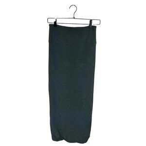 Urban Zen by Donna Karen Knit Italian Fabric Midi Pencil Skirt Size Small